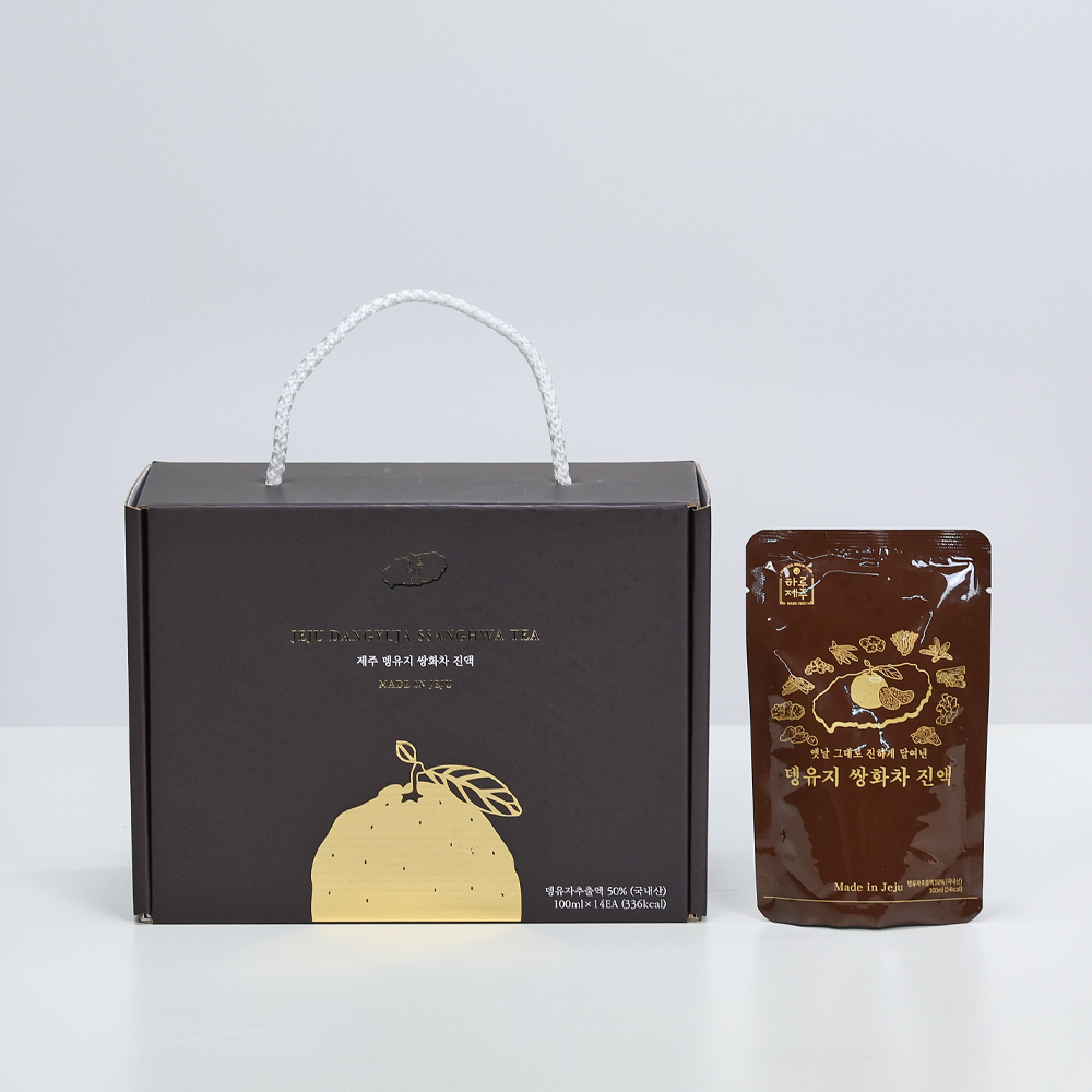 수제 쌍화진액 하루제주 뎅유지 쌍화차 100ml 14포 선물포장 - 상세 이미지 2