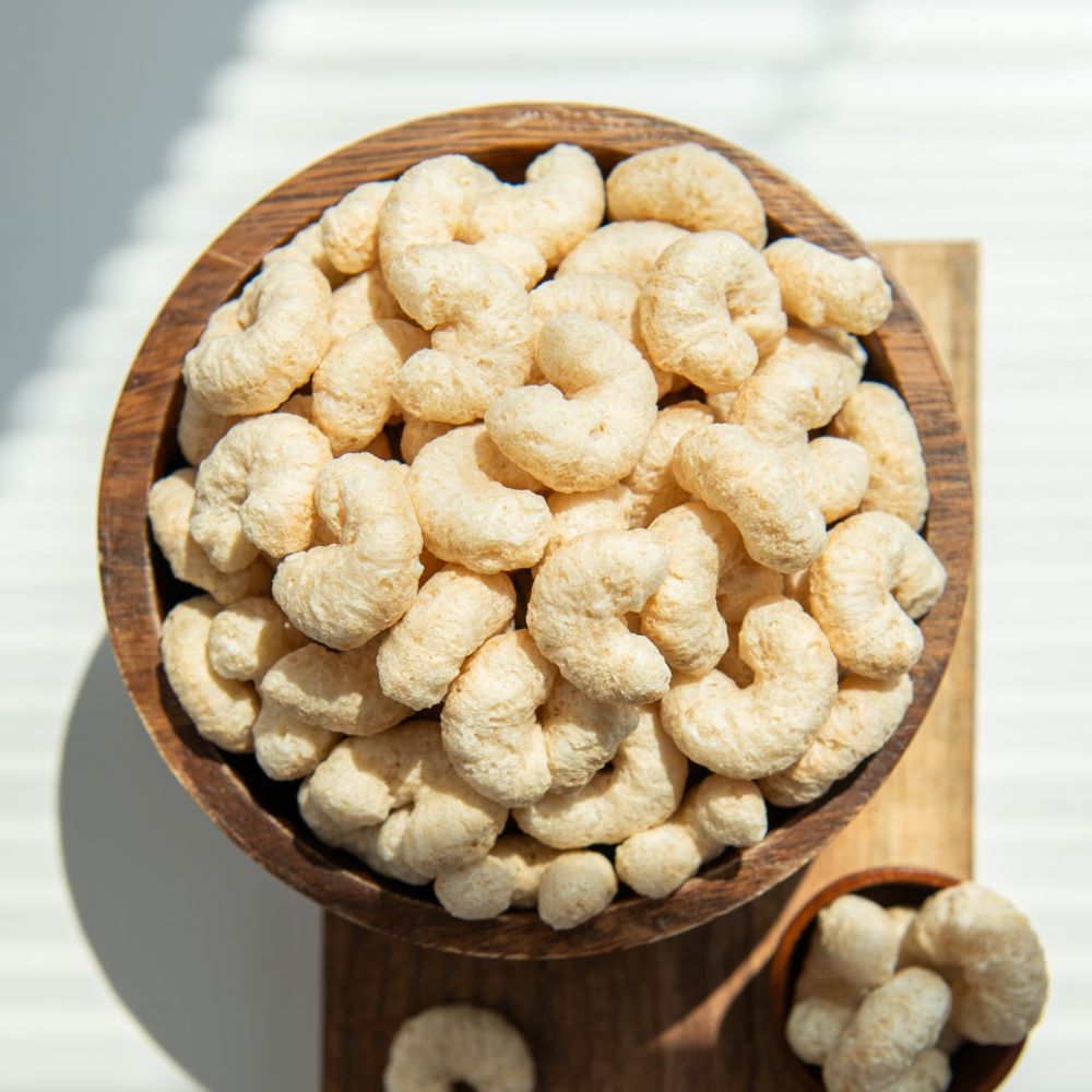 스푼타임 통통 새우 통통 땅콩 아기 과자 퍼프 세트 25g 3+3 - 상세 이미지 5