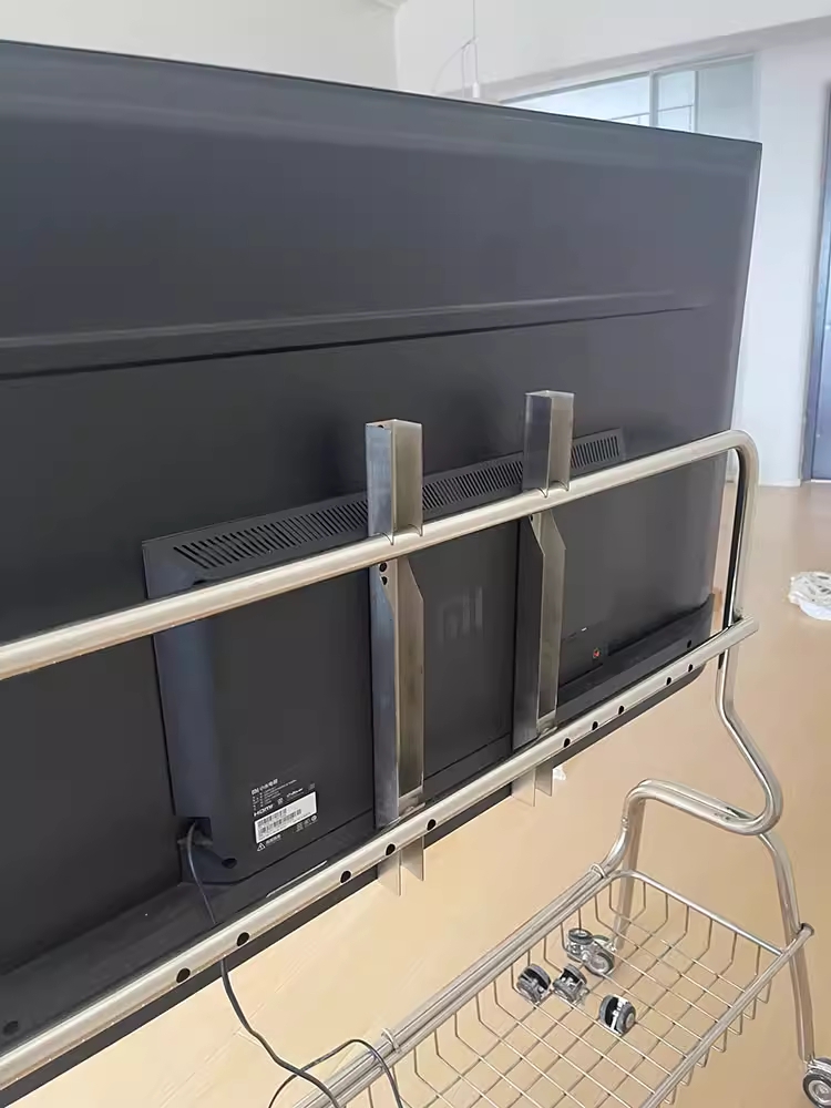 티비 스탠드 브래킷 거실 무대 강연 교회 TV 거치대 - 상세 이미지 3