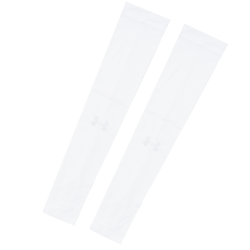 언더아머 Unisex UPF Sleeves 1Pair 화이트