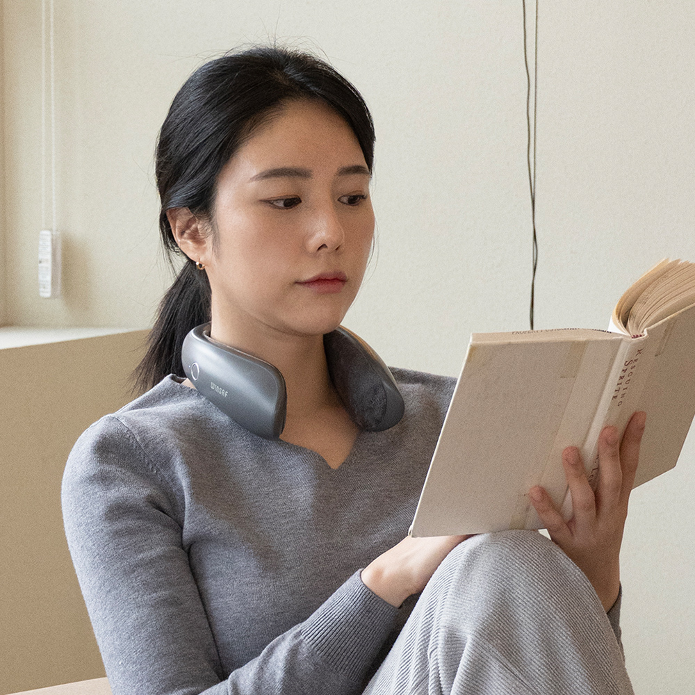 넥히터 휴대용 넥워머 WH-N1 온열 넥밴드 목 찜질기 발열 목난로 윈세프 - 상세 이미지 5