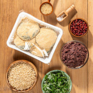 싸리재 수제 저당 팥소 [ 콩고물 앙금 쑥개떡 240g ] 자연해동 굳지... 맛있게 먹은 솔직 후기 - 상품 이미지 4
