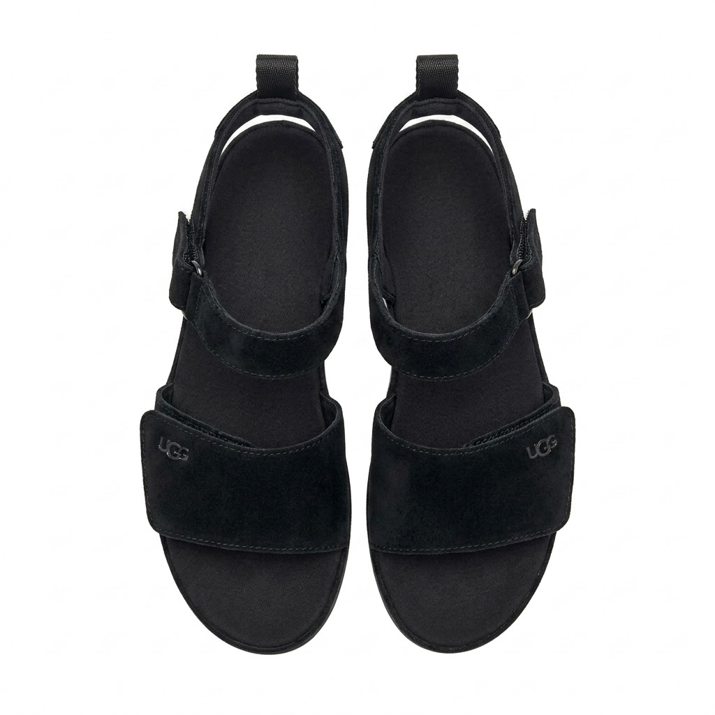 UGG 어그 여름 골든스타 플랫폼 샌들 블랙, 225-230mm - 상품 이미지