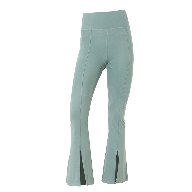 언더아머 Meridian Kick Flare Pant 그린 여성