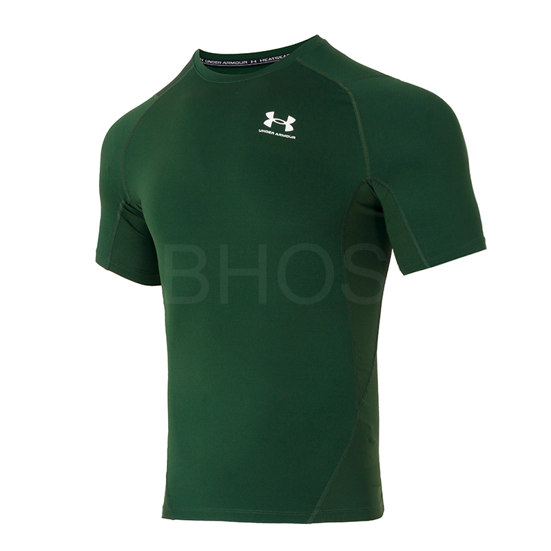 언더아머 UA HG Armour Comp SS-GRN 그린 남성
