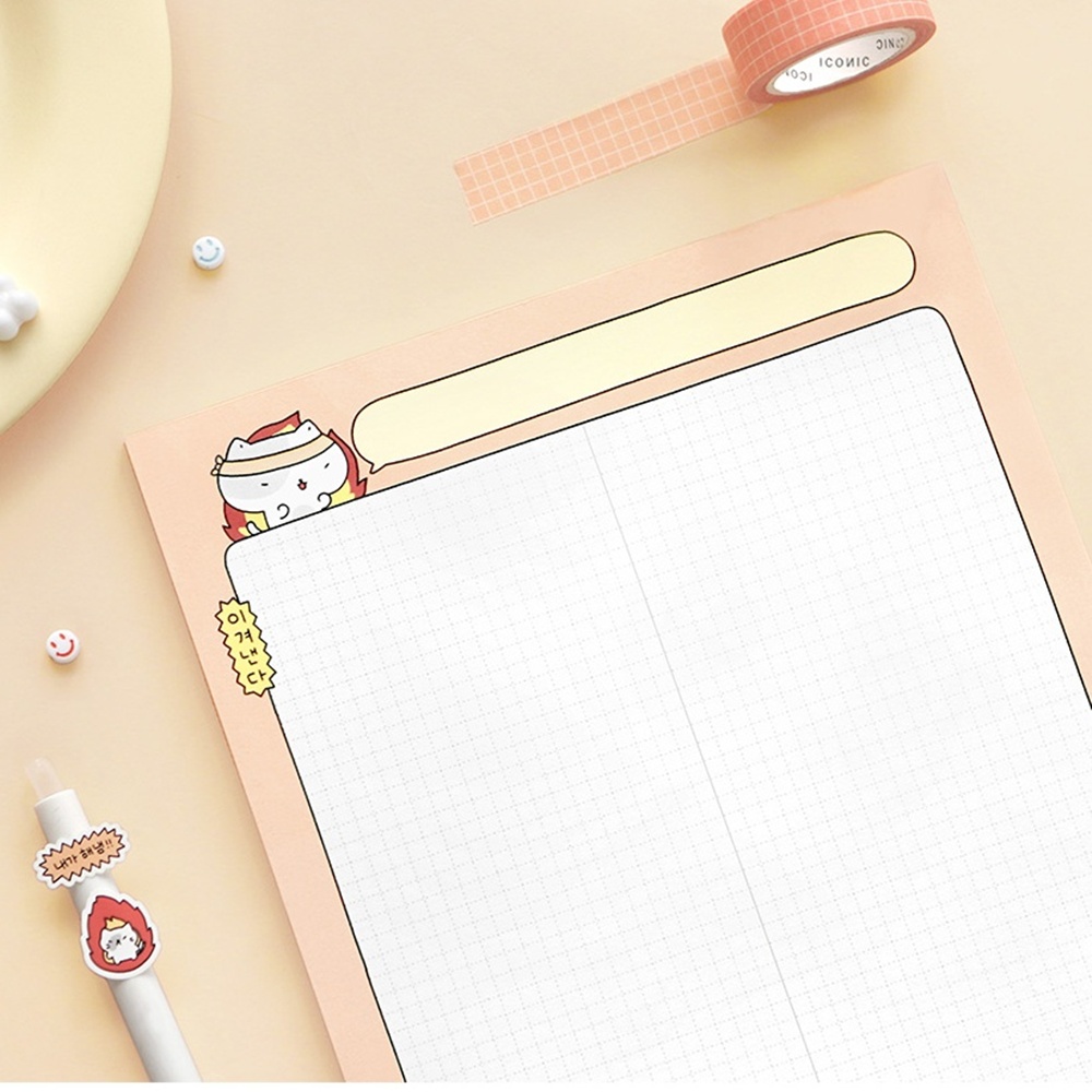 B5 노트패드 떡메모지 대떡메 모눈종이 노트 해보자고 - 상세 이미지 4
