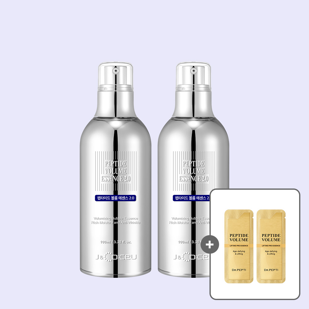 닥터펩티 펩타이드 볼륨 에센스 2.0 100ml x 2개 + (증정) 리... 솔직 후기 | 피부 타입별 분석 - 대표 이미지