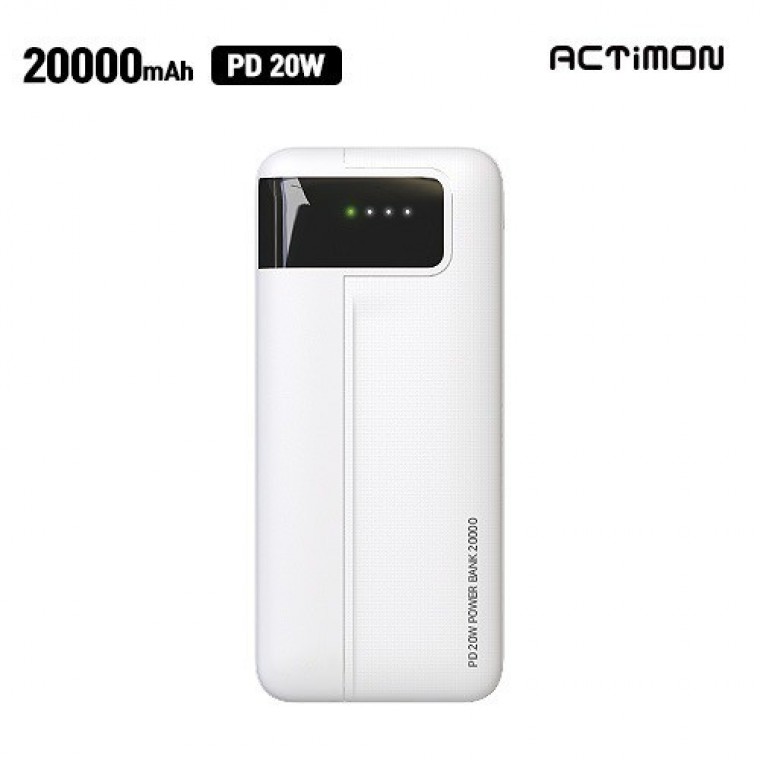 엑티몬 고속 보조배터리 20000mAh (C to C) M-PD20W-20000 - 상품 이미지