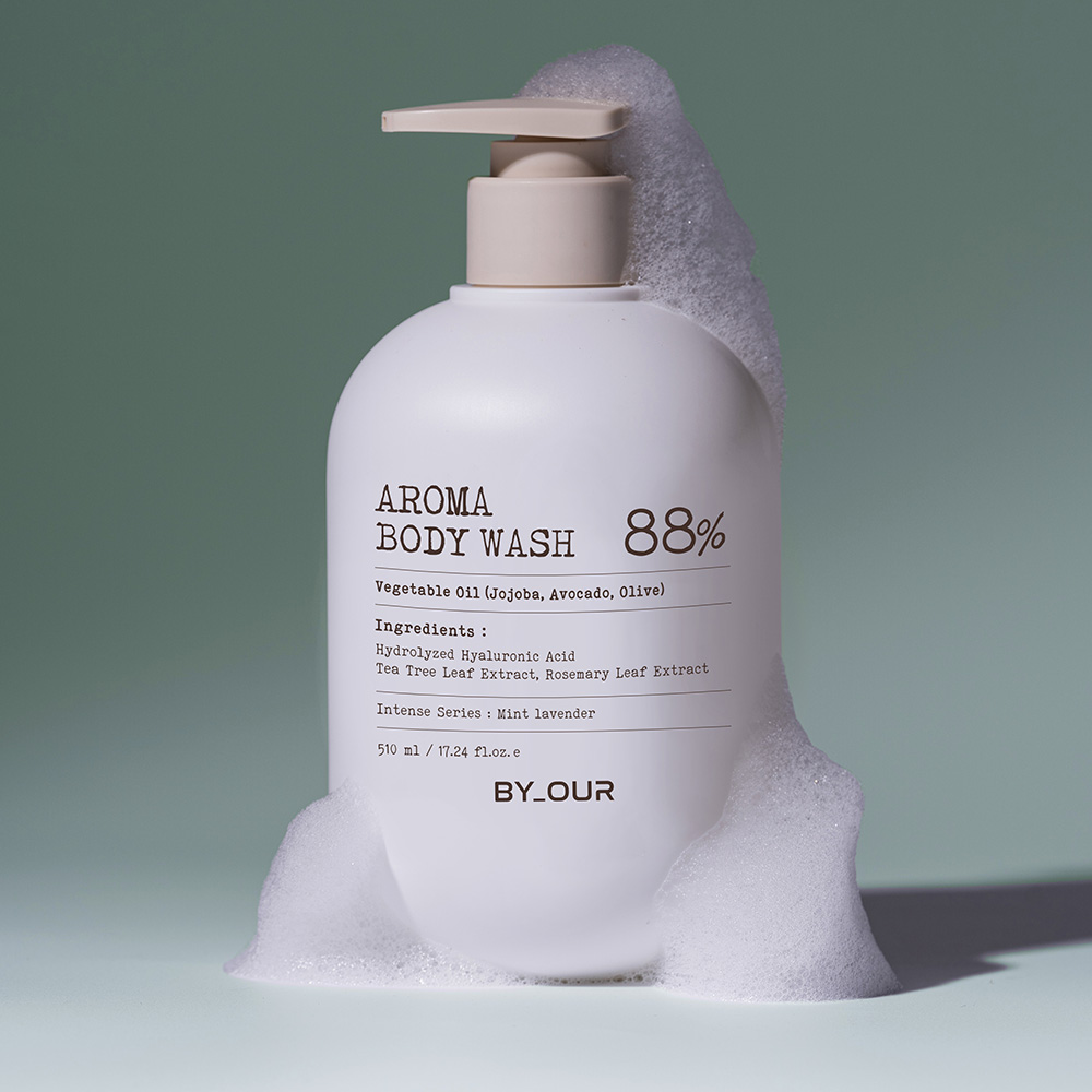 바이아우어 약산성 퍼퓸 아로마 바디워시 민트라벤더향, 510ml, 1개 이미지 1
