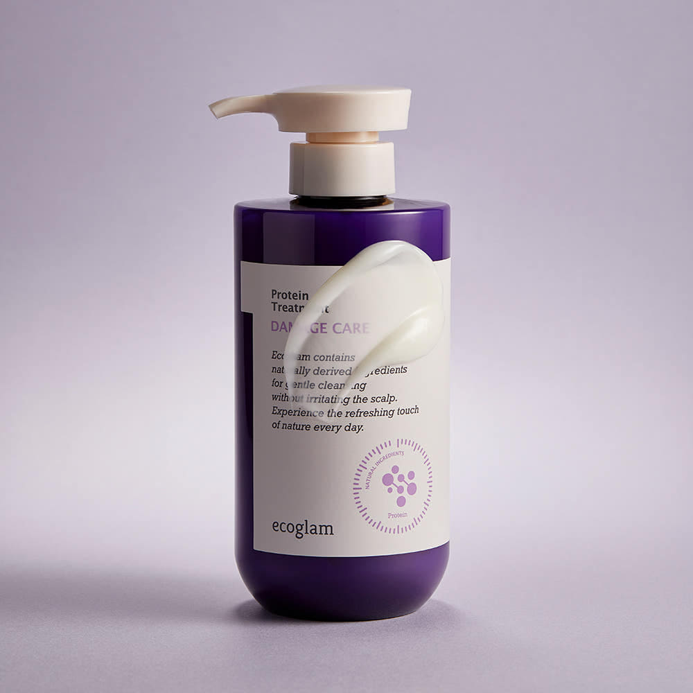 에코글램 데미지 케어 단백질 트리트먼트 플로럴 500ml, 1개 이미지 1