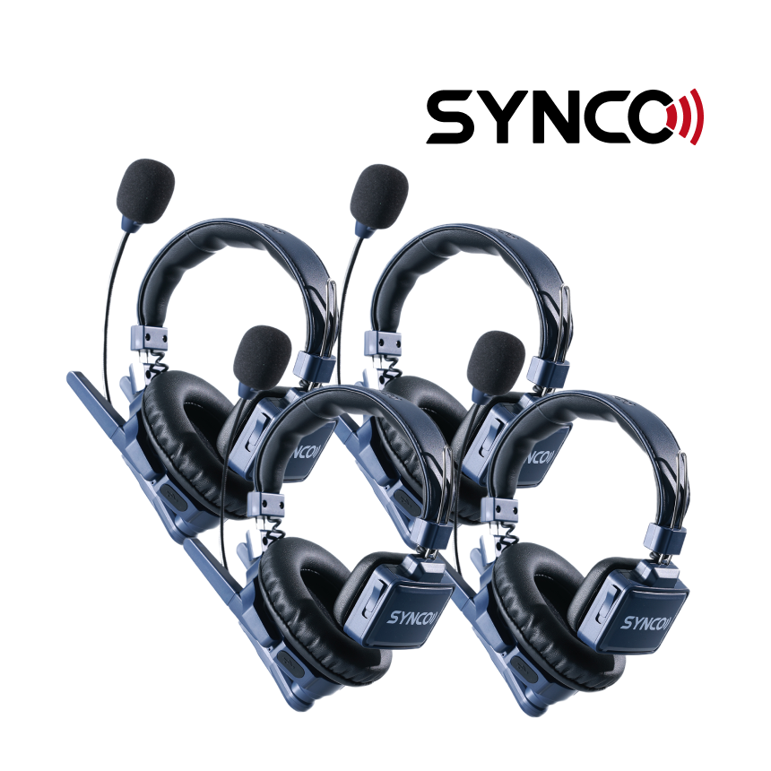 SYNCO Xtalk Master XM4 싱코 4구 무선 헤드셋 인터콤 시스템