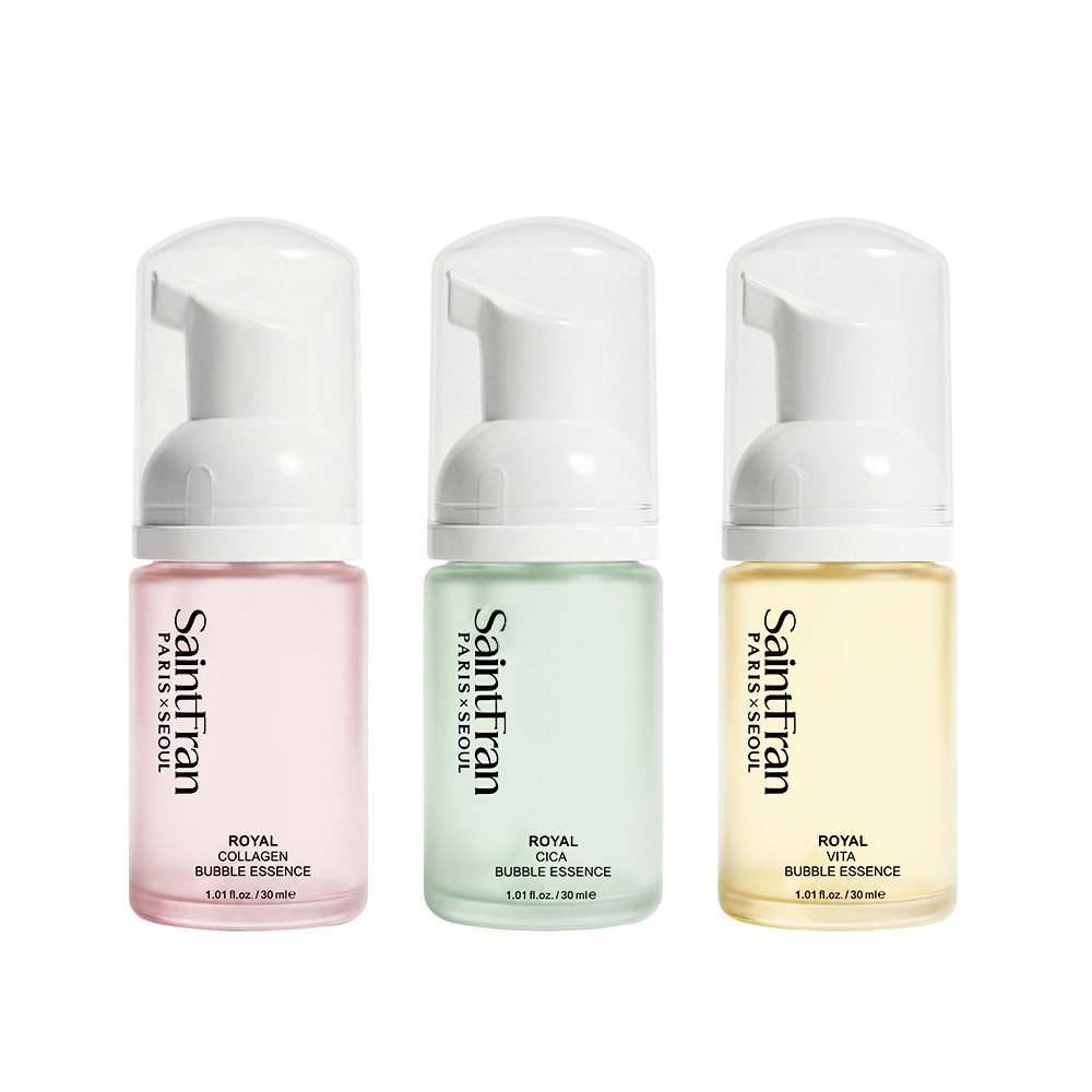 [세인트프랑] 로얄 시카/콜라겐/비타 버블 에센스 3종 30ml - 상품 이미지