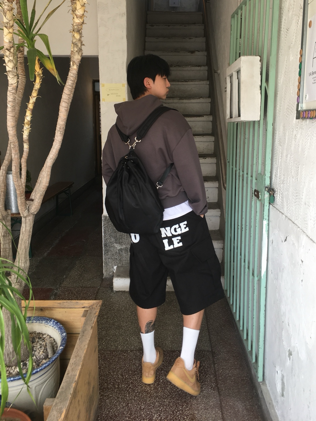 남자7부바지 버뮤다팬츠 면반바지 - 상세 이미지 3