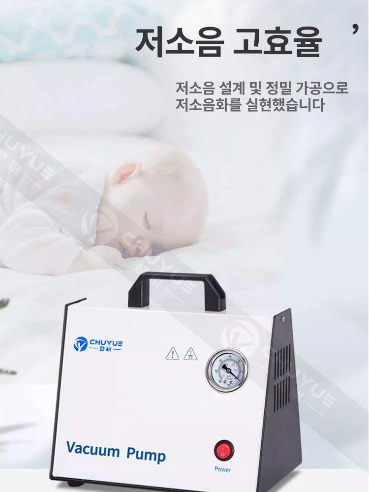 무유 오일 오일프리 다이어프램 진공펌프 음압형 게이지 포함 - 상세 이미지 4