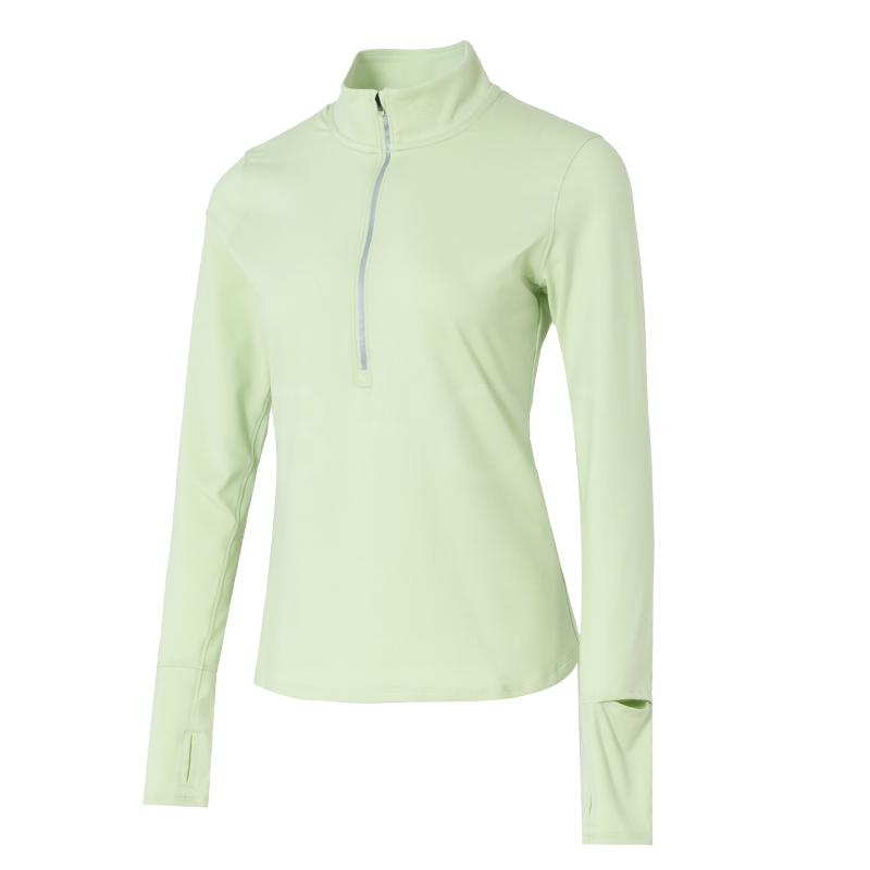 언더아머 UA Launch 프로 Half Zip 여성 그린