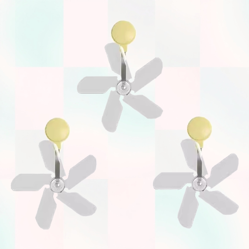 바람막이 에어컨용 공기 순환 팬 무동력 흡착 바람개비 - 상품 이미지