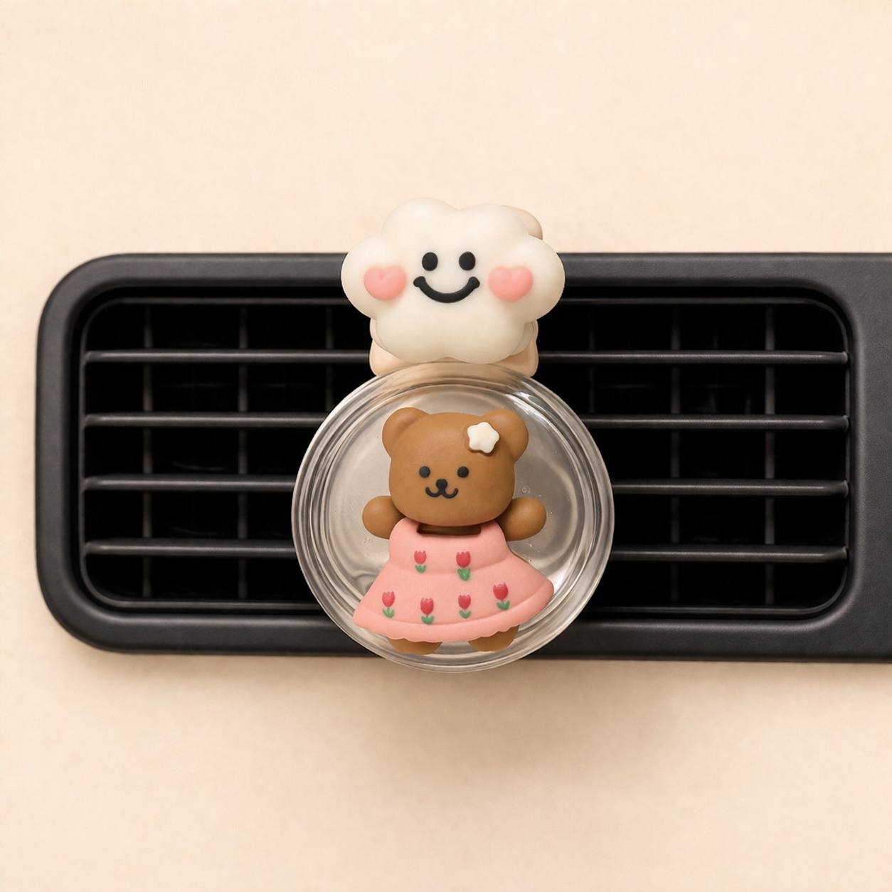 (클립형) 차량방향제 공병 봄바람 꽃순이, 10ml, 1개 - 상세 이미지 2