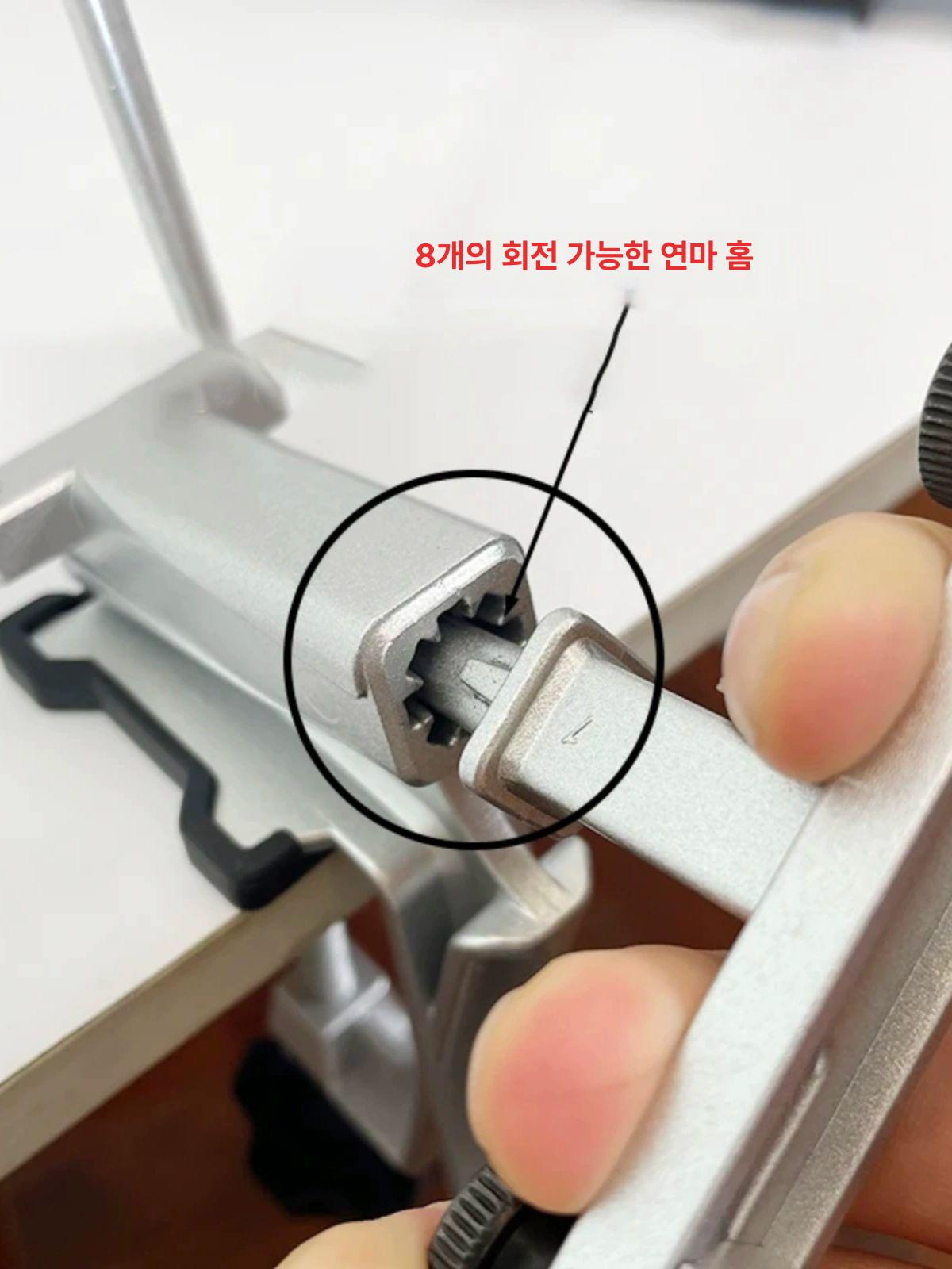 칼갈이 고정 각도 호닝 스톤 칼 나이프 도구 가정용 전문 야스리 연마기 주방 - 상세 이미지 3