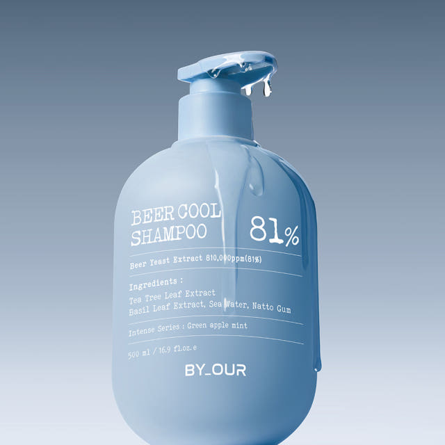 바이아우어 맥주효모 81만PPM 대용량 쿨링 탈모 샴푸 500ml