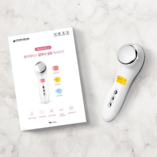 벨라페이스 갈바닉 냉온 마사지기 화장품흡수 클렌징 LCD 피부미용기 모공관리 - 상품 이미지