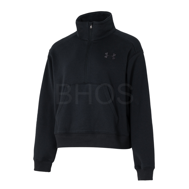 언더아머 APAC ICON Vida &frac12; ZIP 블랙 여성 맨