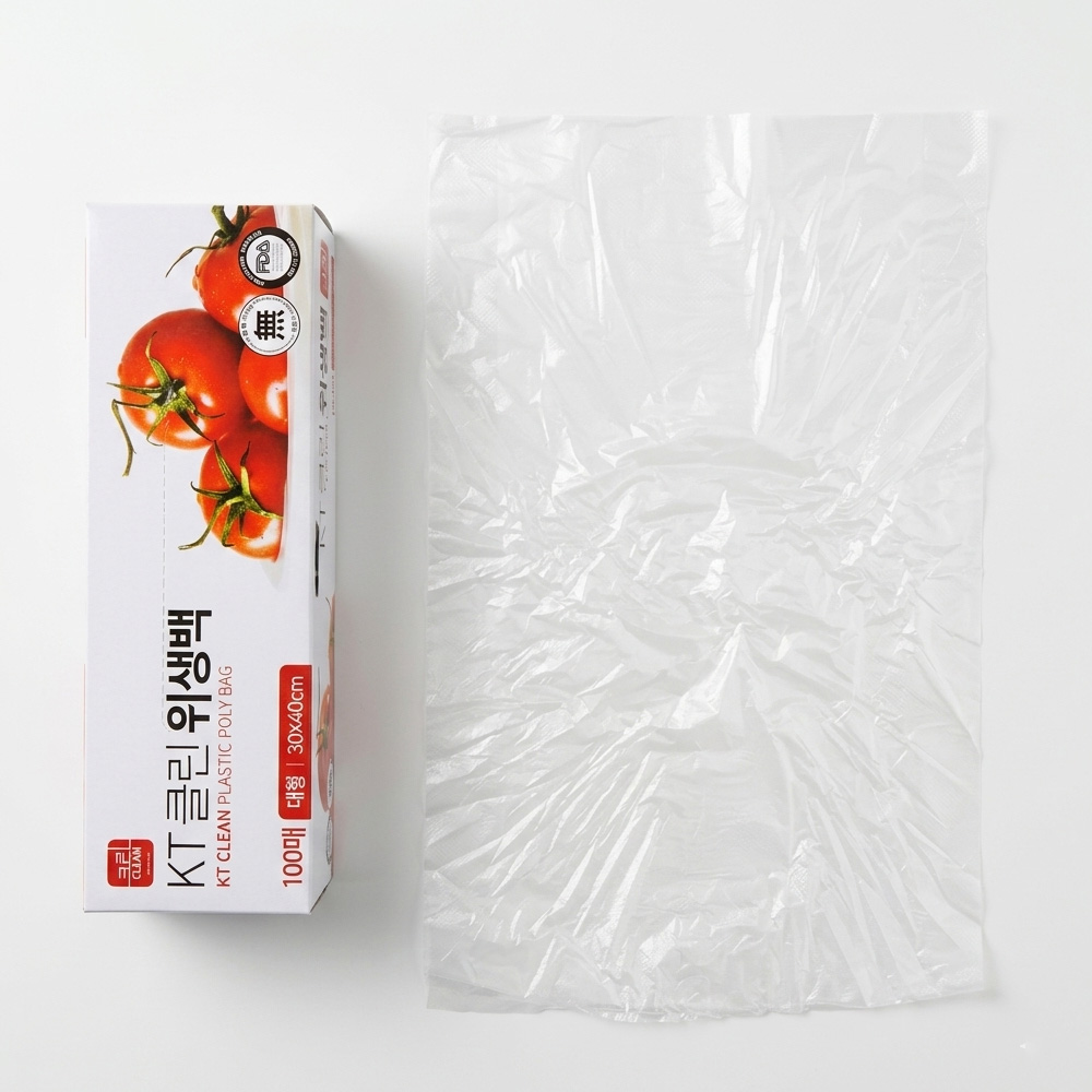 클린 위생백 일회용 비닐봉투 30x40cm, 100매, 5개 - 상세 이미지 5
