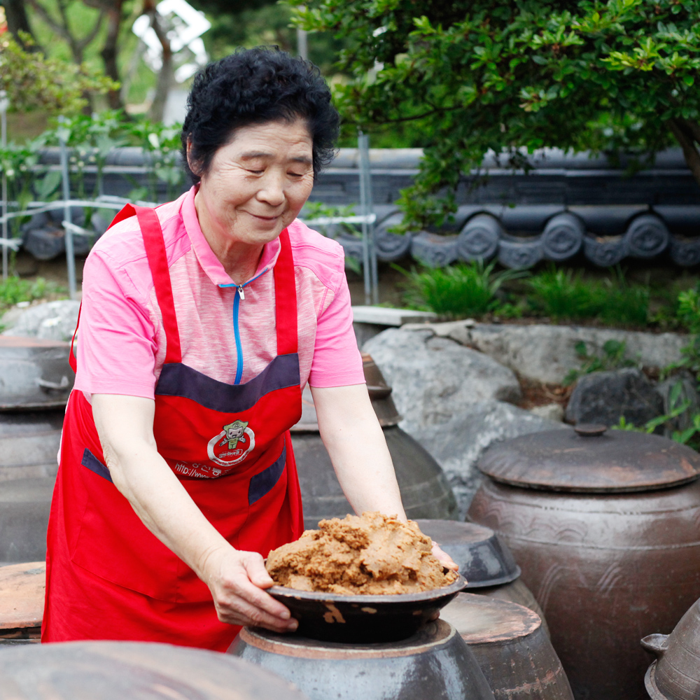 맛있는 수제 된장 1kg 조선 재래식 국산콩 순창 명진 - 상품 이미지