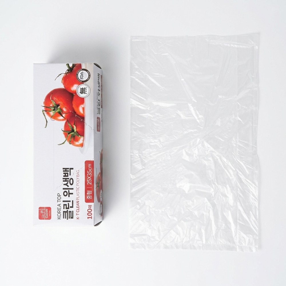 클린 위생백 일회용 비닐봉투 25x35cm, 100매, 5개 - 상세 이미지 5
