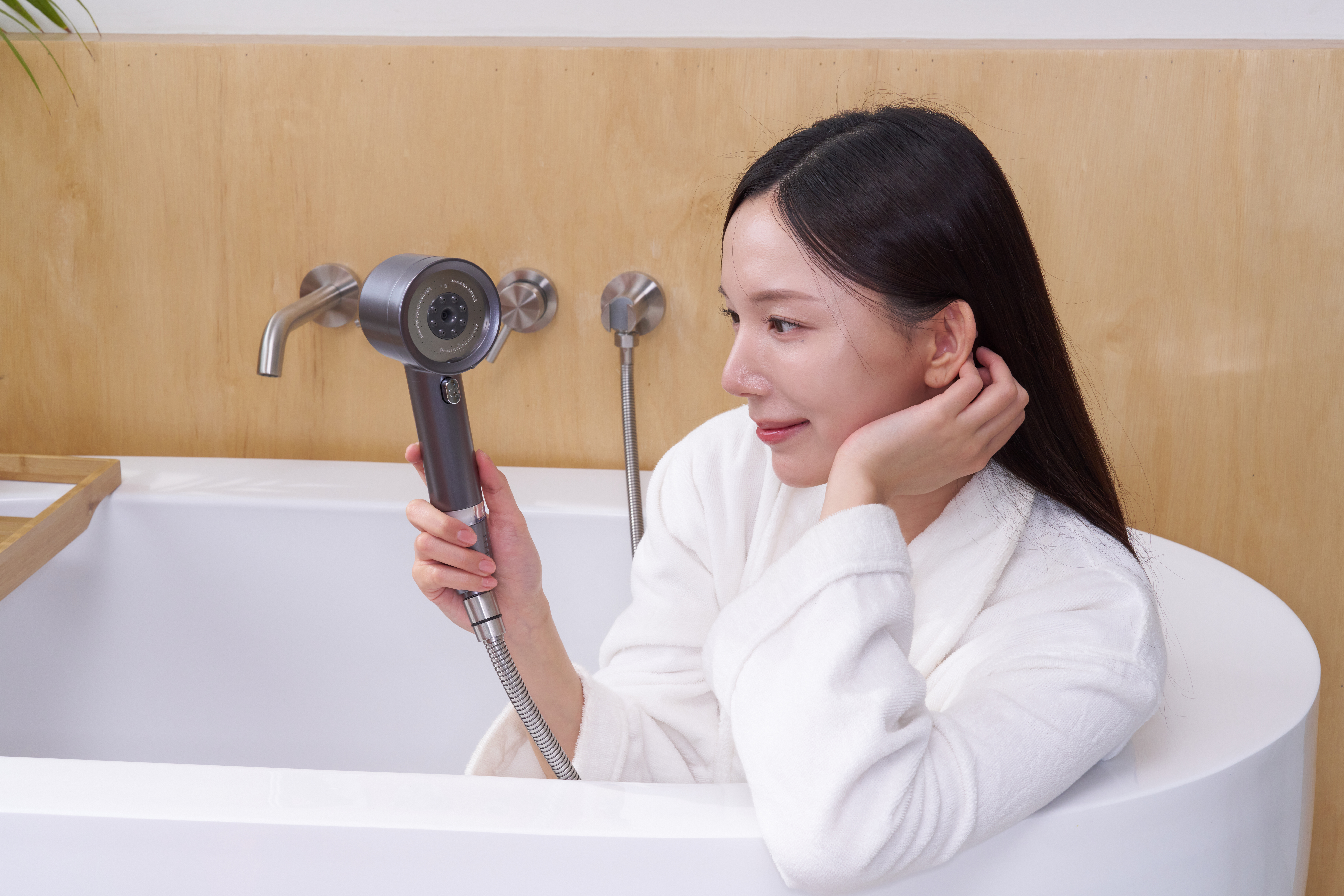 이브제로 미네랄 향균 필터 샤워기 헤드 온오프 4단 수압조절 - 상세 이미지 3