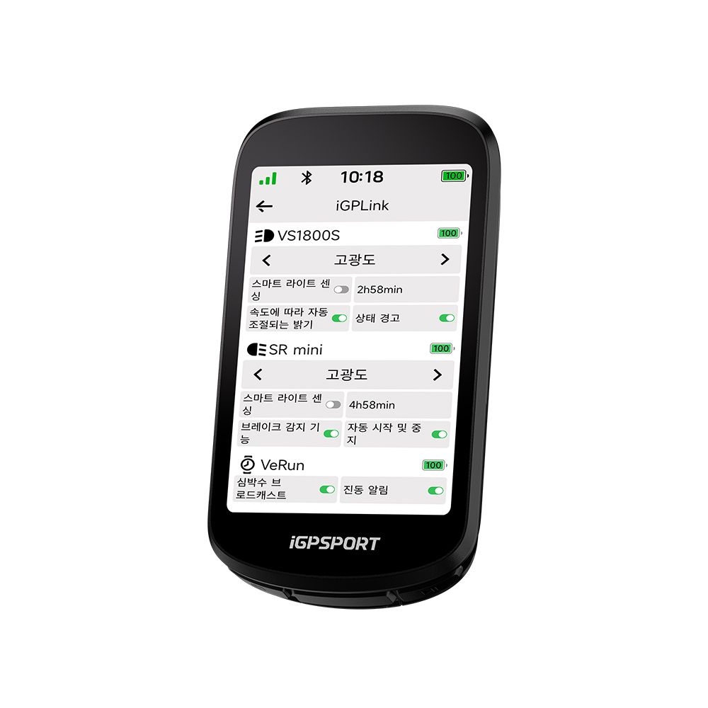 iGPSPORT BSC500 터치스크린 자전거 GPS 속도계 이미지 8