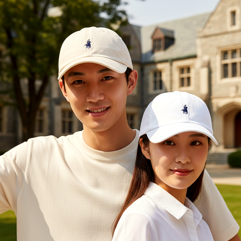남자 캡모자 여자 자수 볼캡 심플 데일리 가벼운 여름 볼캡 모자 - 상품 이미지