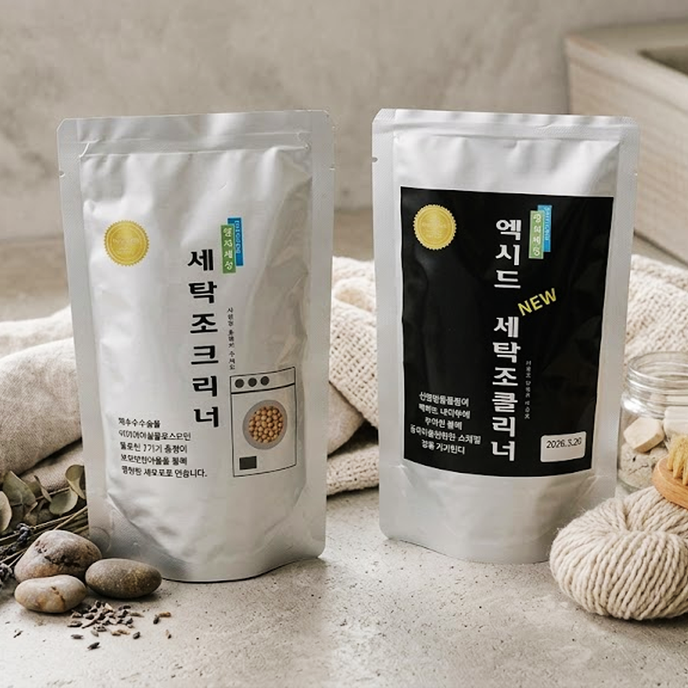 청정세상 세탁조 클리너 150g, 4개 통돌이 드럼 세탁기 청소 통세척 세정제 - 상세 이미지 2