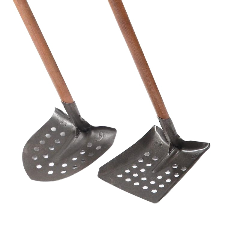 맨홀 배수로 청소삽 구멍형 진흙삽 이물질 제거 농기구 좁은삽자루 배수 작업용 - 상품 이미지