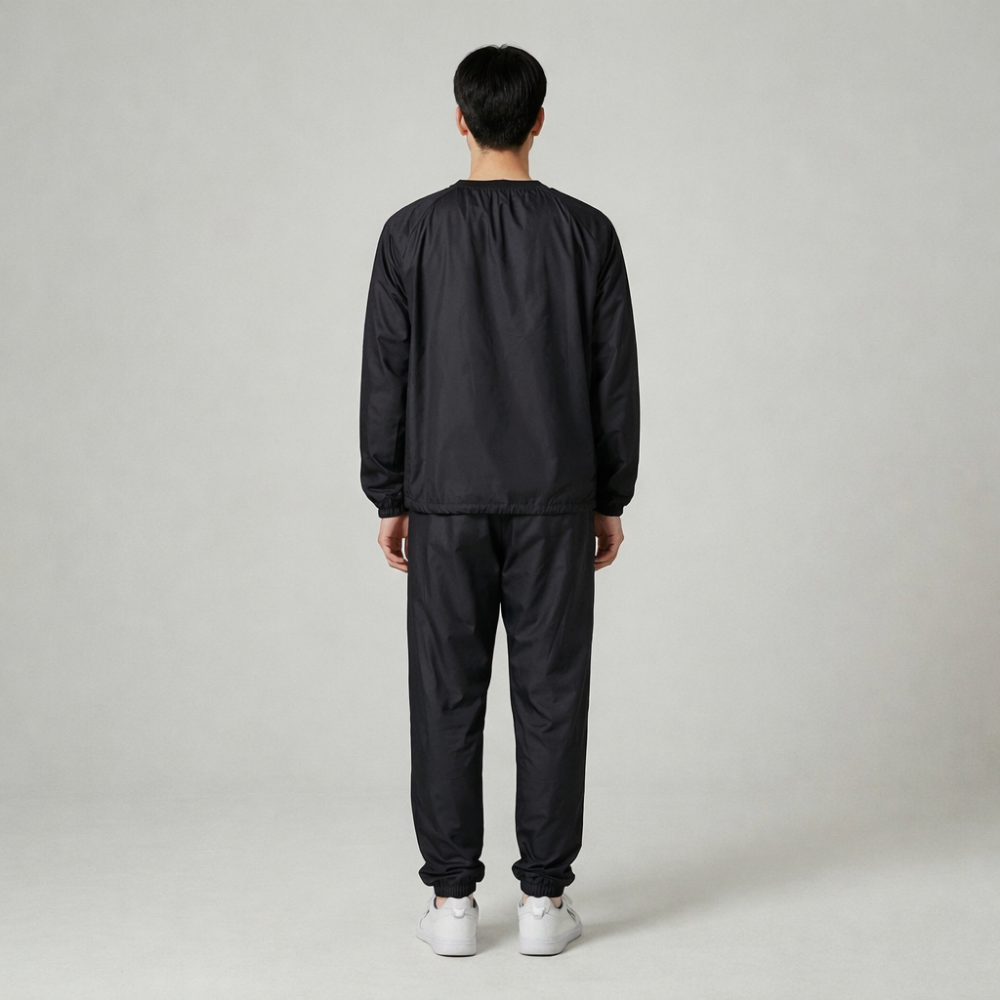 남자 다이어트 심플 땀복 세트 런닝복 조깅복 운동복 헬스복 XL 2XL - 상세 이미지 3
