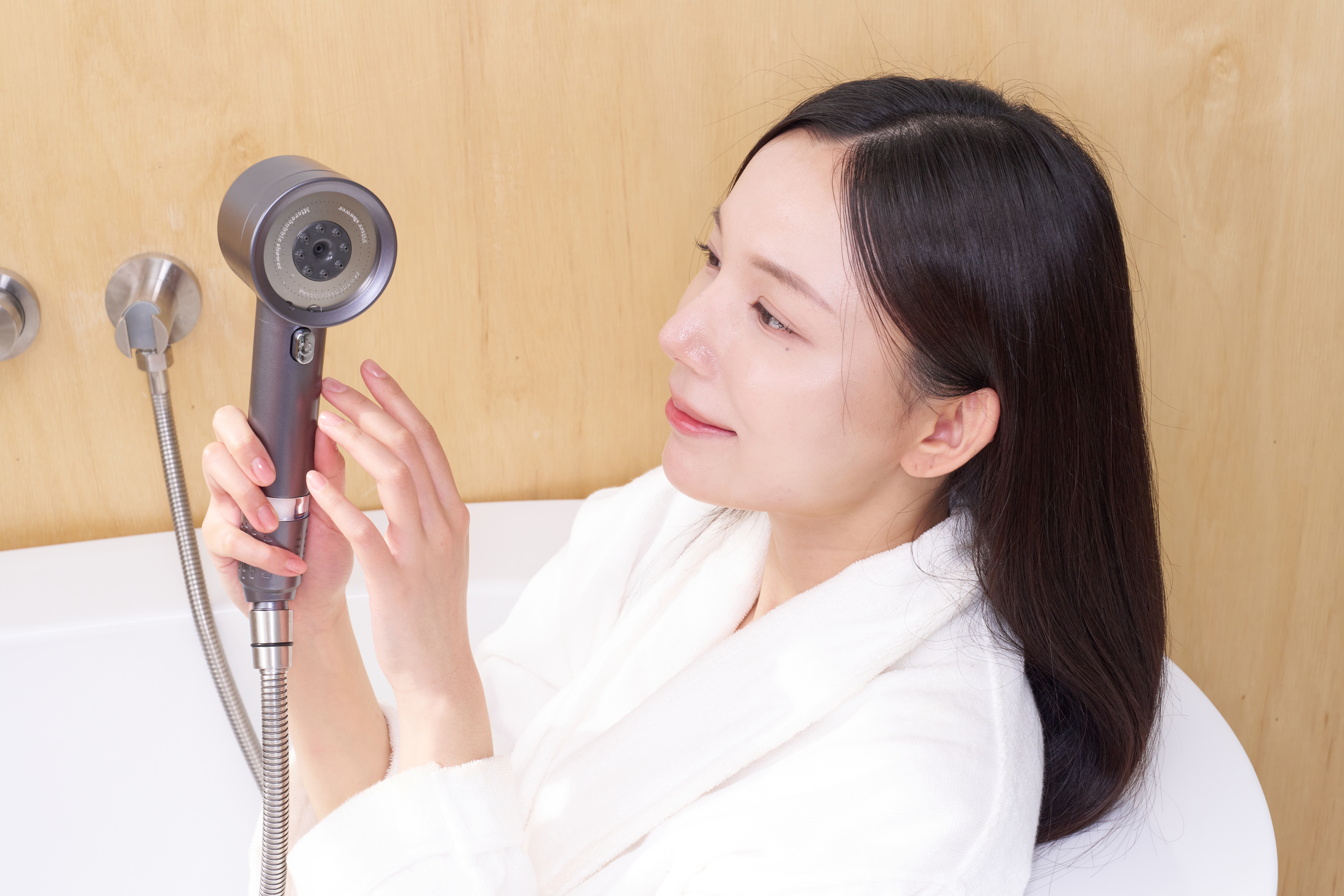 이브제로 미네랄 향균 필터 샤워기 헤드 온오프 4단 수압조절 - 상세 이미지 4