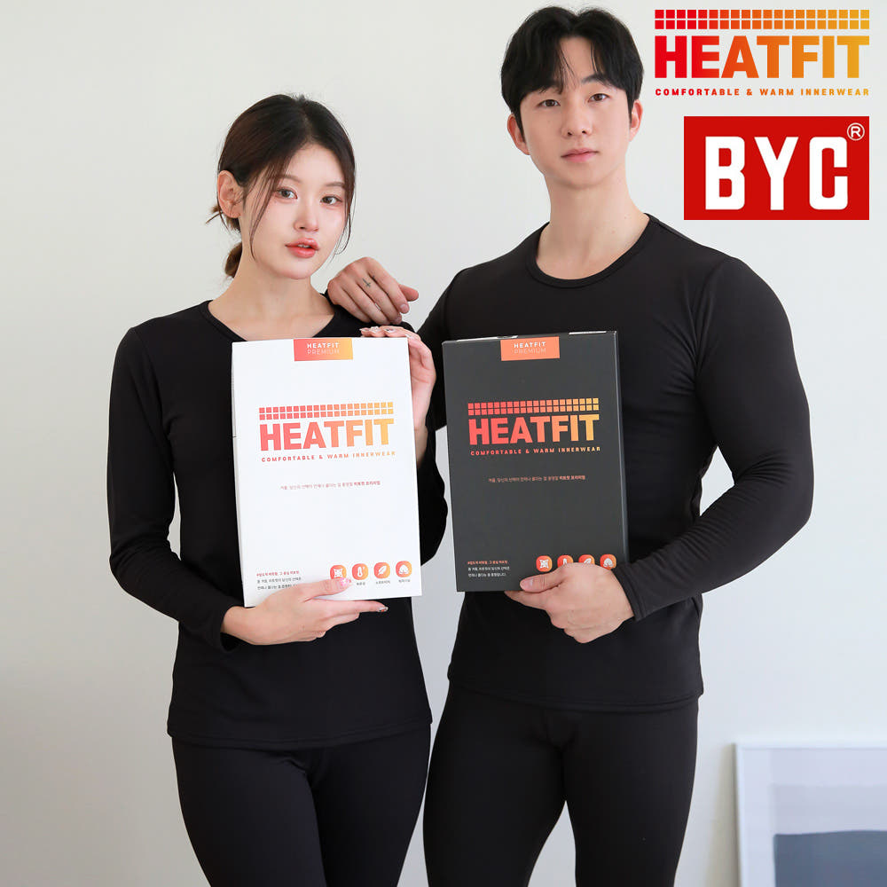 란제리아 BYC 히트핏 여성내복 기모 발열 내의 상의 하의 세트