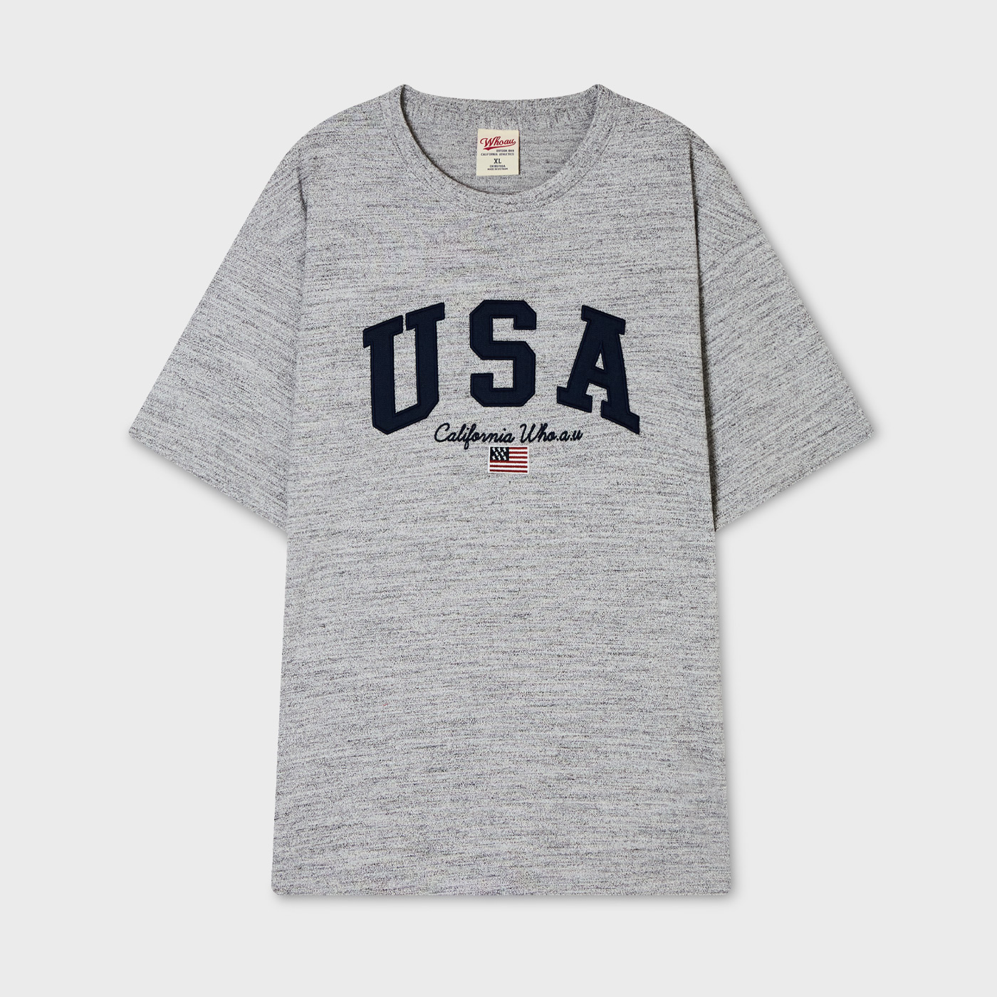 [N배송][후아유] USA 패치 반팔티(공용) / WHRAG2431U - 상세 이미지 3