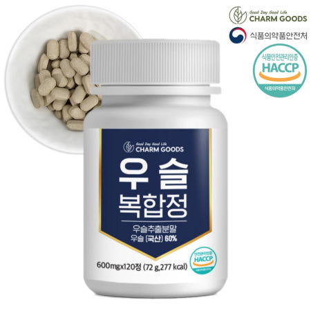 [참굿즈] 우슬 추출물 복합정 600mg x 120정/통 2개월분 쇠무릎 (복수구매)