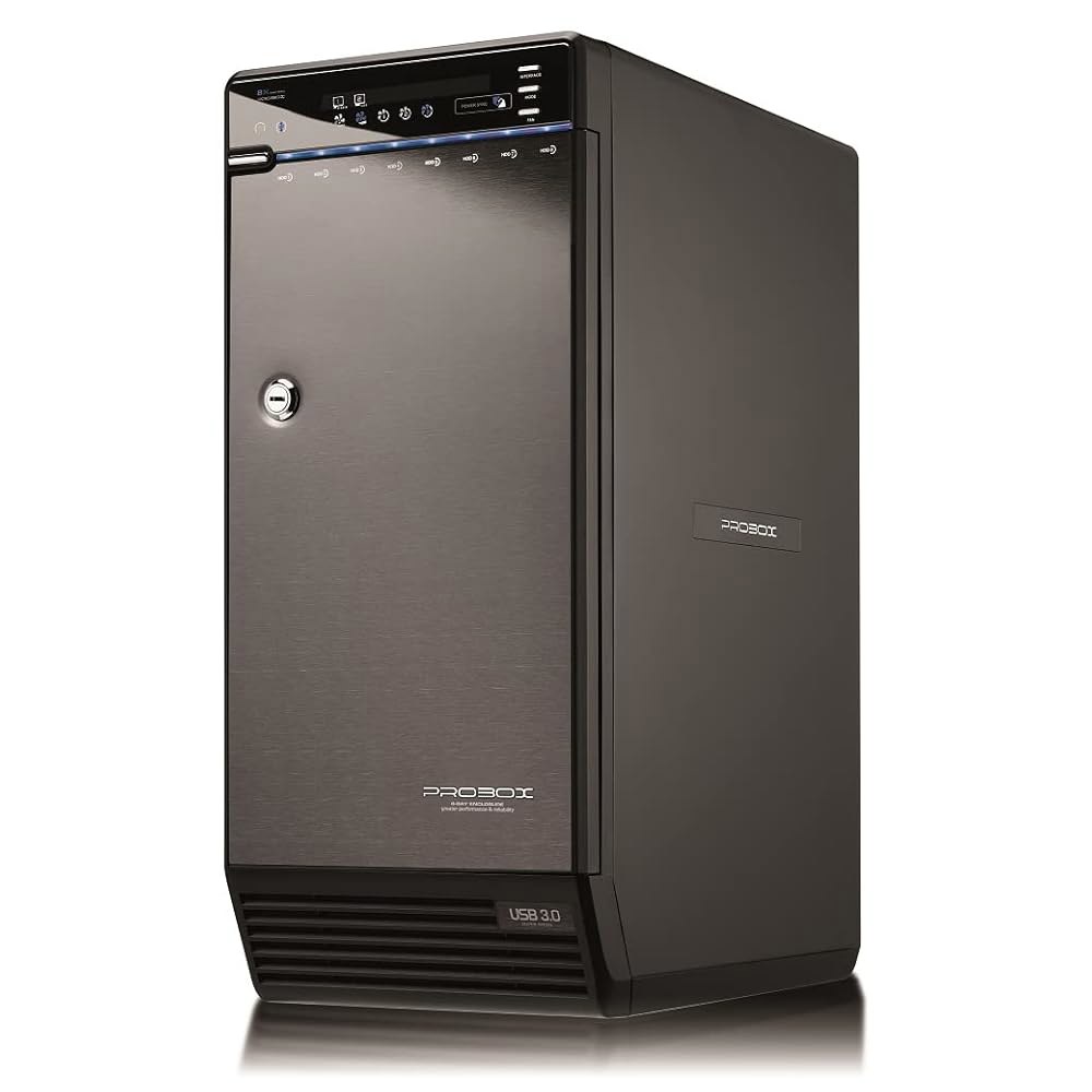 Mediason USB 3.0 8 Bay 3.5 SATA 하드 드라이브 인클로저 직접 연결 스토리지 DAS - 및 eSATA 지원 30TB HDD(H82-SU3S3) - 상품 이미지