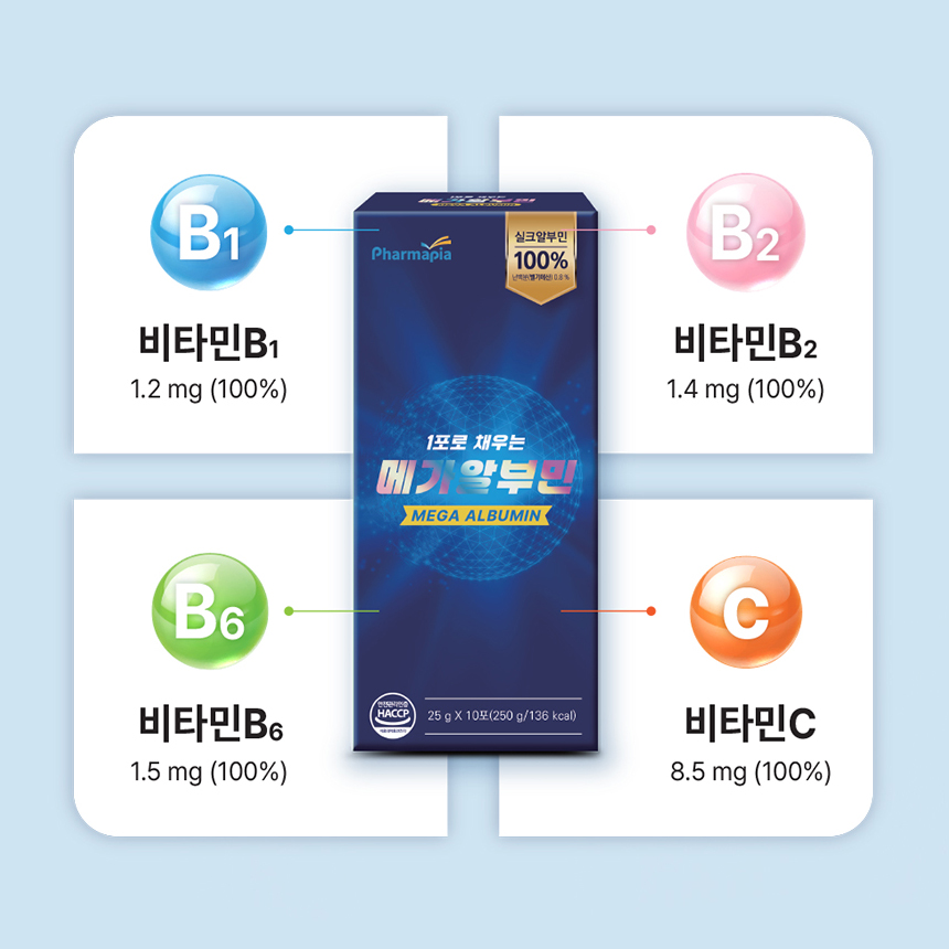 신박한 파마피아 메가 알부민 마시는 실크 단백질 1포(25g) 선물패키지 30포, 3개 - 상세 이미지 2