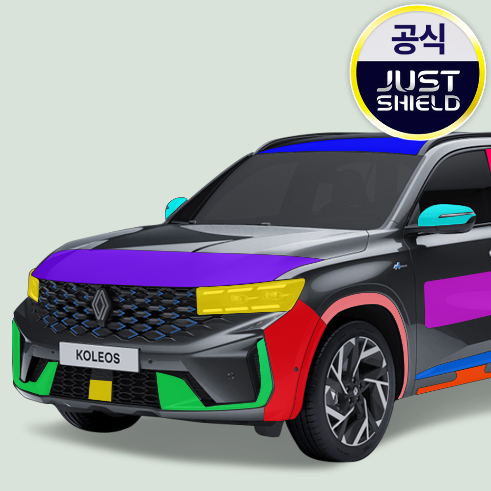 저스트쉴드 르노 그랑 콜레오스 PPF필름 B,D필러 부분구매