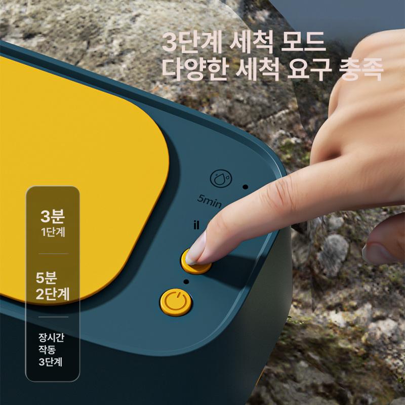 가정용 렌즈 세척기 안경 초음파 클리너 쥬얼리 시계 다용도 ABS 플라스틱 직사각형 핑크 영어 버전 + 16개 국가별 설명서 - 상세 이미지 3