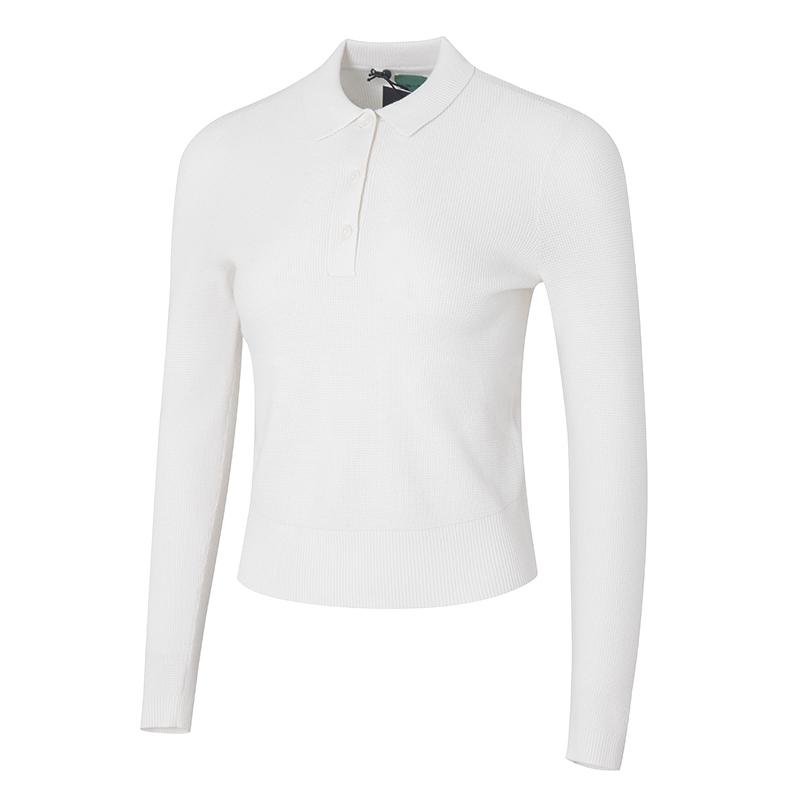 언더아머 UA Premier LS Sweatr Polo 화이트 여