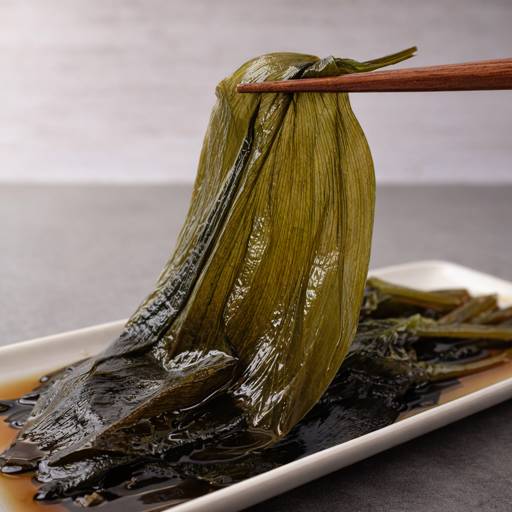 울릉도 명이나물 산마늘 장아찌 자연산 국내산 절임 - 상품 이미지