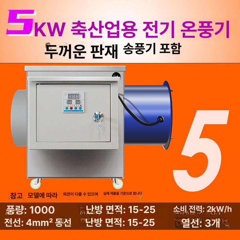 하우스온풍기 육묘용 전기히터 열풍기 농사용 난방기 작업장 비닐하우스 사무실 농업 하우스 이미지 6