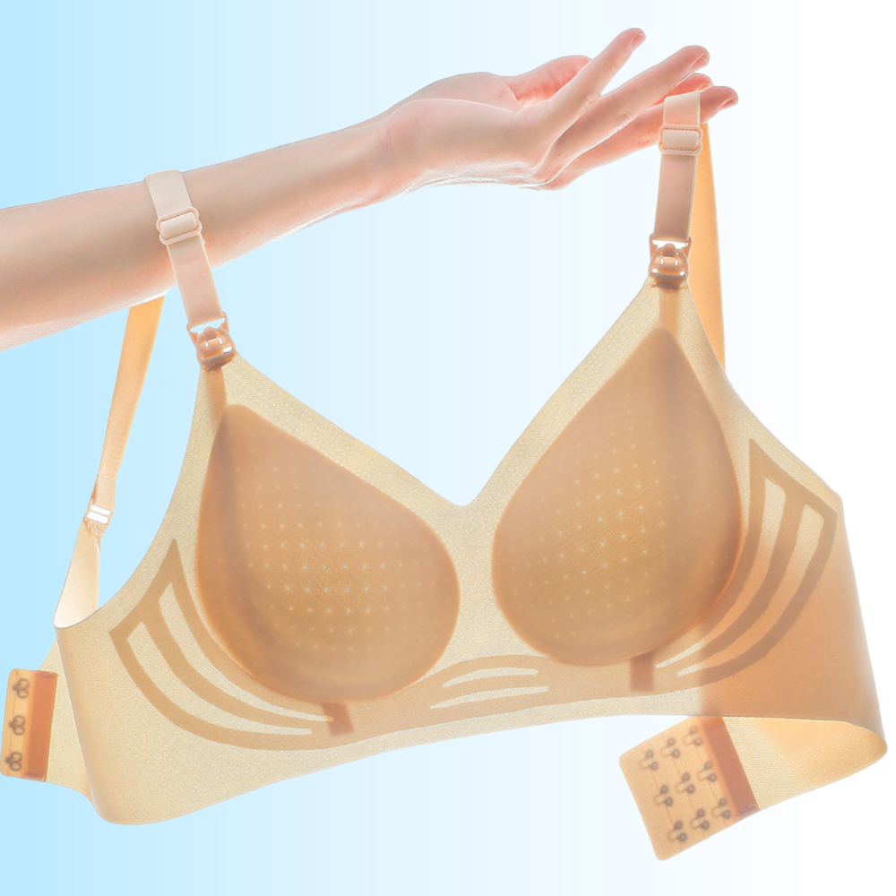 [원단검사완료] 에이투에프 패드일체형 여름 수유브라 임산부 심리스 임부속옷 제품 이미지