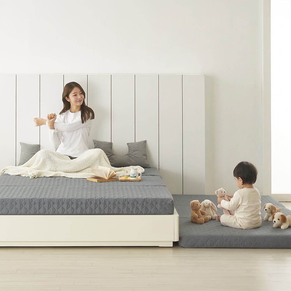 집앤콕 허리에 좋은 매트리스 수면매트 침대 바닥 3단 접이식매트리스 MS 7cm 이미지 8