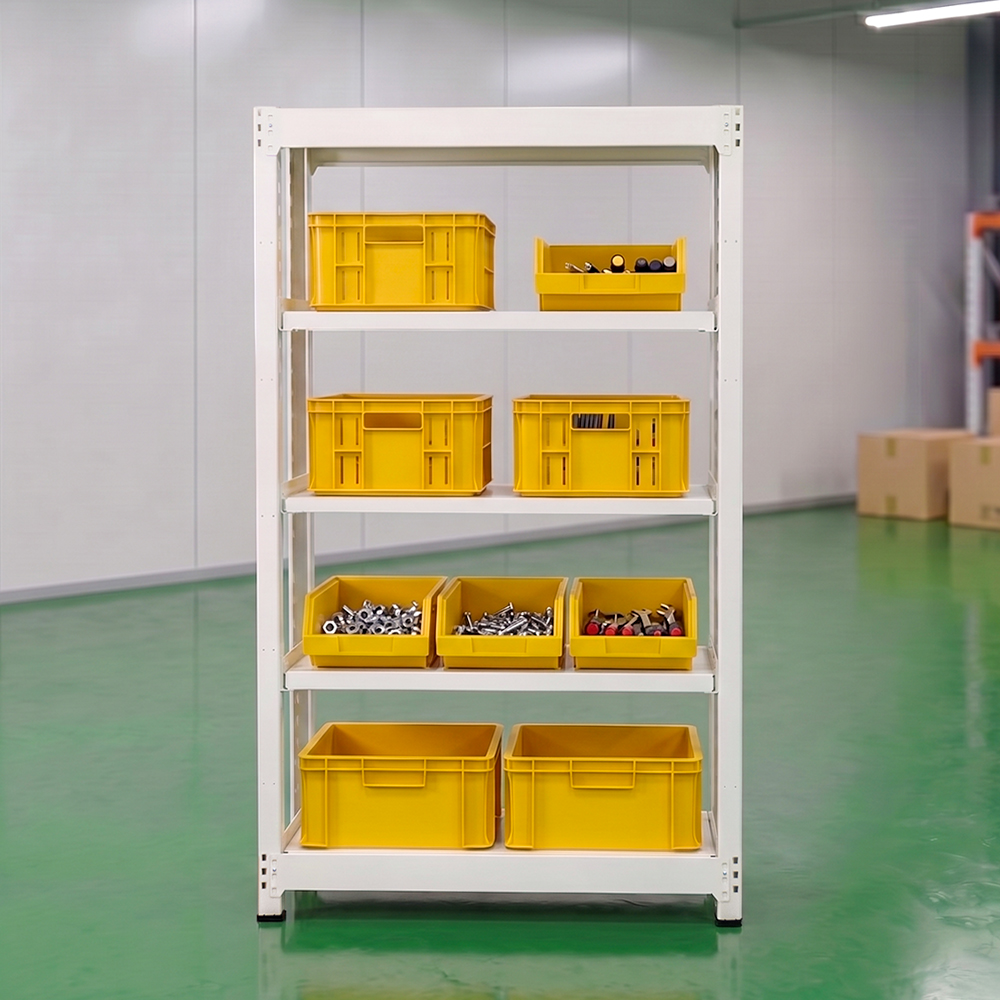 철제선반 중량랙 5단 조립식 앵글 무볼트 창고 선반 300kg 1200x600x1800 이미지 8
