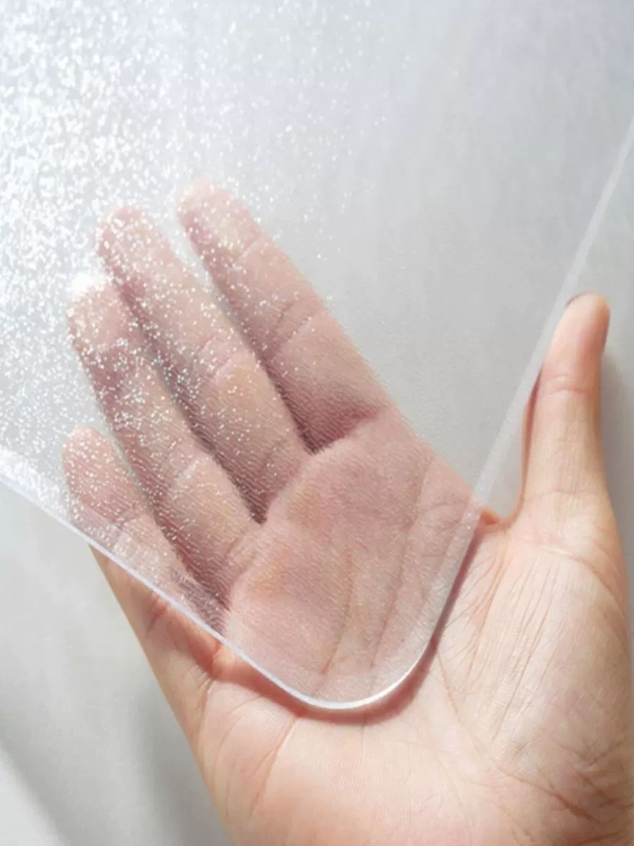 투명매트 식탁 유리대용 원형 아스테이지 낀 깔판 방수 아크릴 고무판 덮개 비닐 테이블보 - 상세 이미지 4