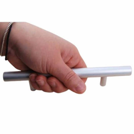 요비월드 협력사 가구손잡이 메이플 2구 손잡이 실버 주방손잡이 긴손잡이